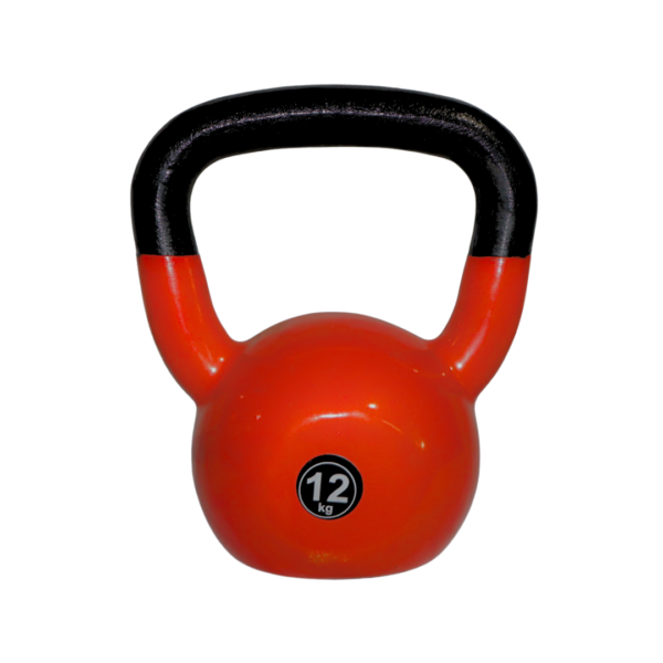 Kettlebell Emborrachado Com Alça Pintada